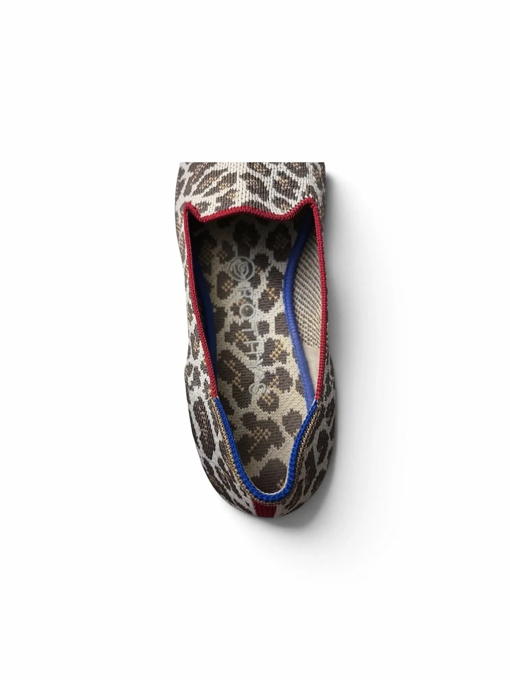Rothy’s The Loafer Mocha Spot Leopard Print Animal Flats Size 7.5 - Picture 3 of 14